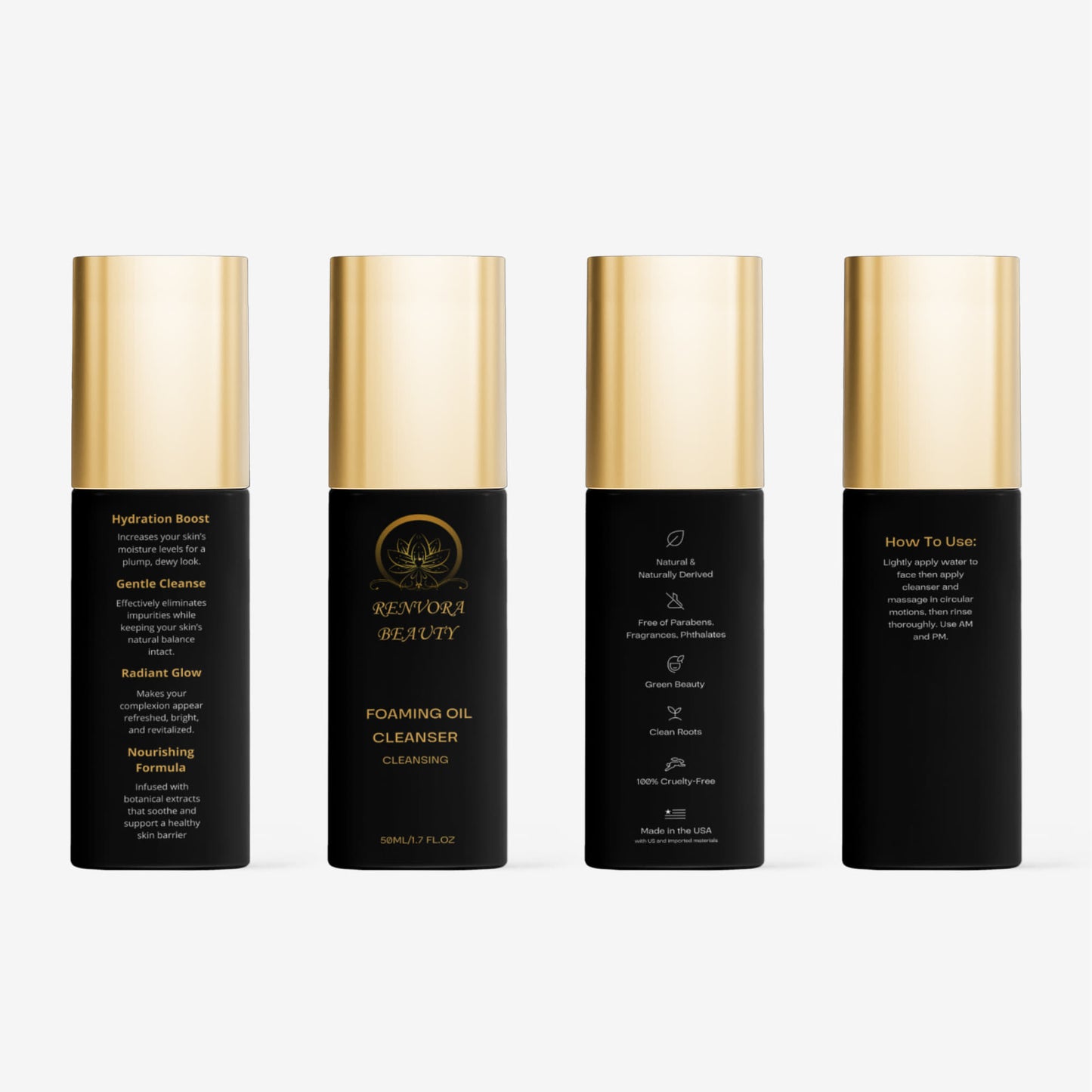 Milky Oil Foaming Cleanser Gold Cap