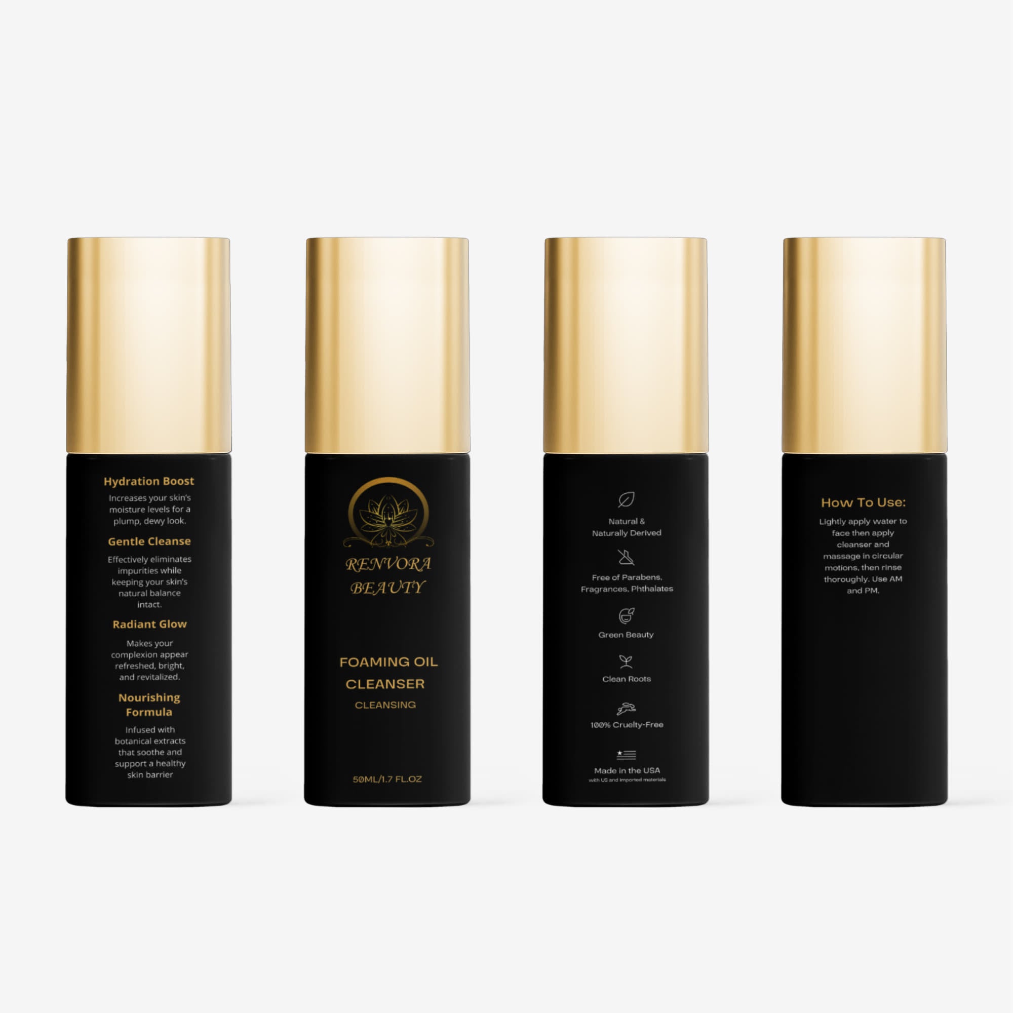 Milky Oil Foaming Cleanser Gold Cap