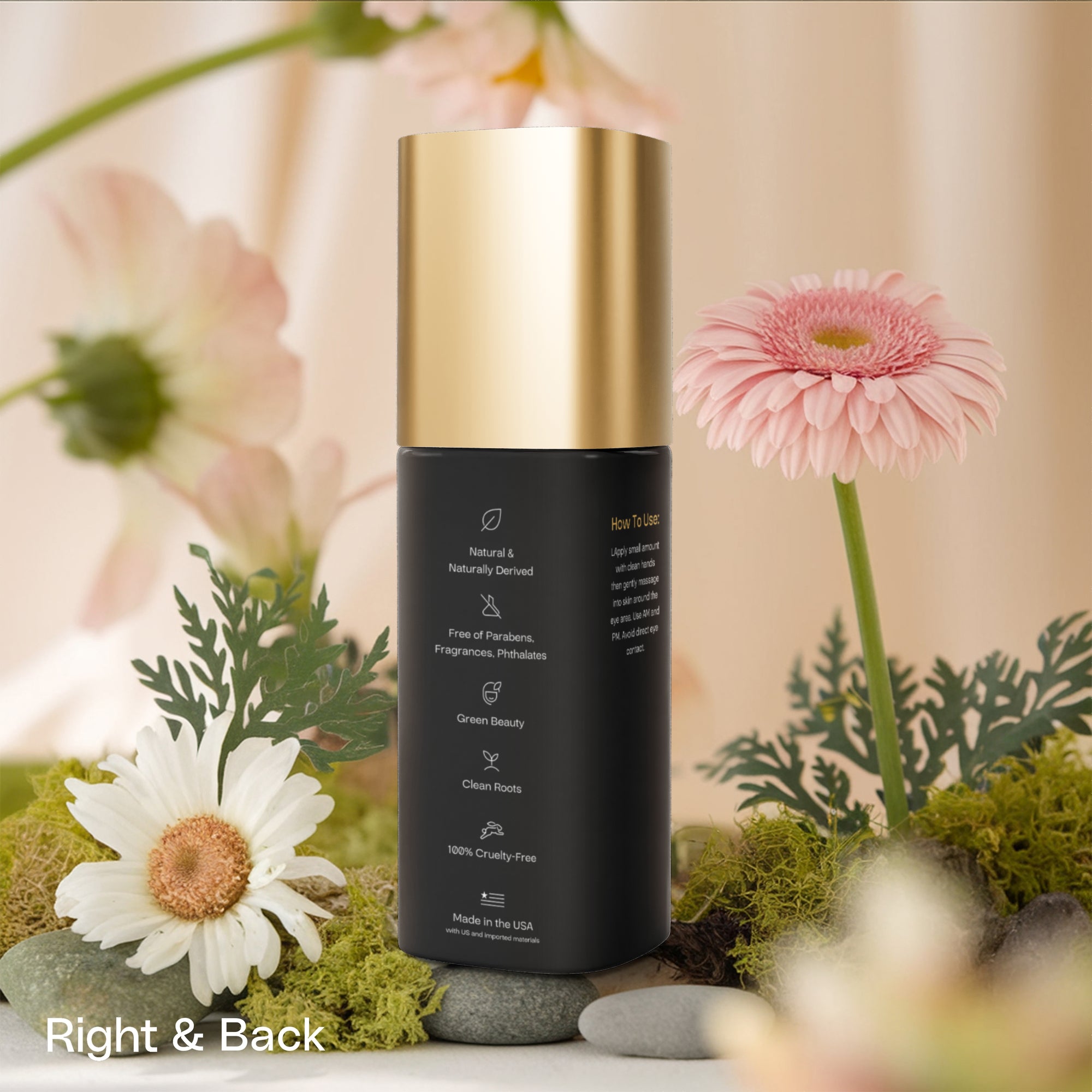 Brighten+Firm Eye Serum: Intensive Renewal Gold Cap