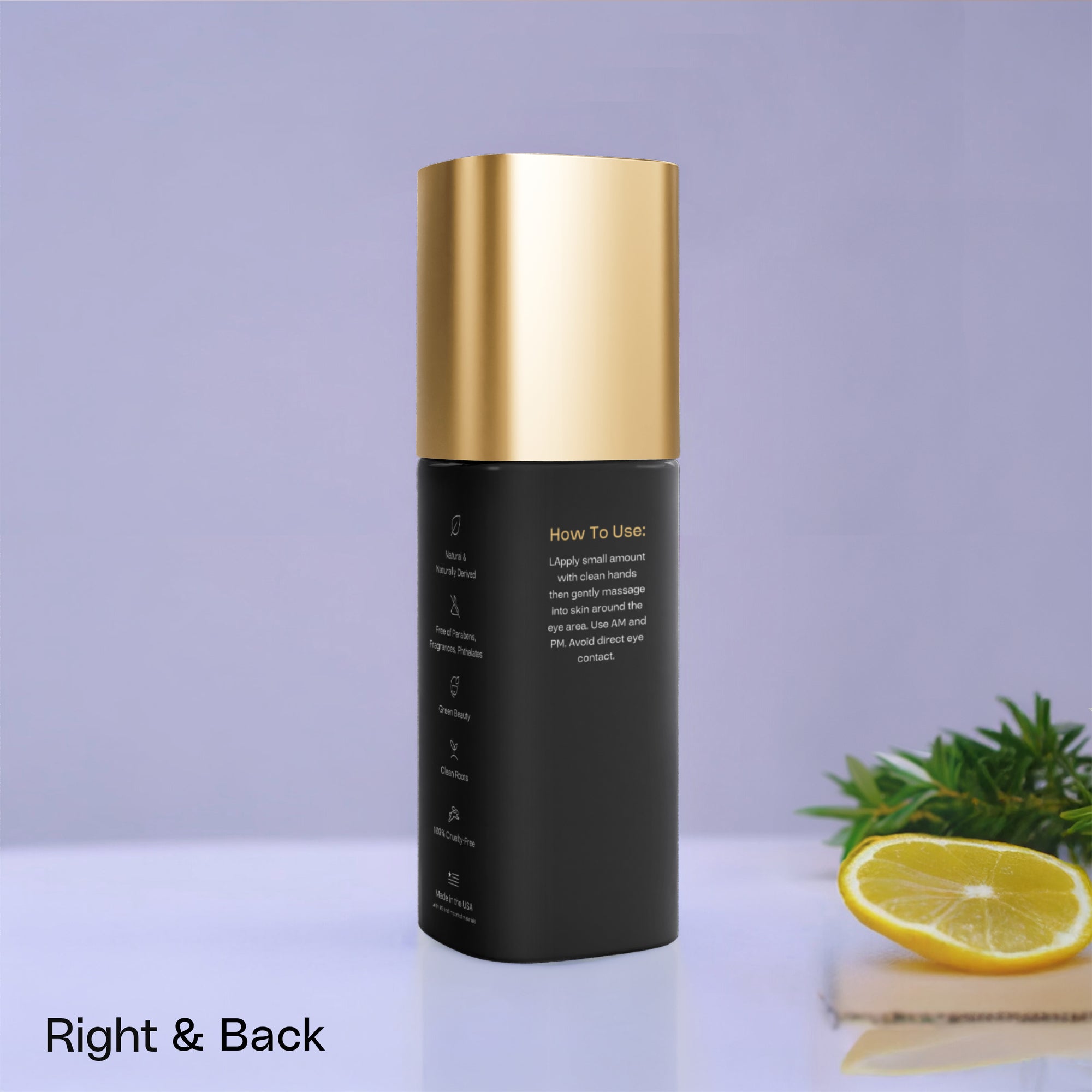 Brighten+Firm Eye Serum: Intensive Renewal Gold Cap