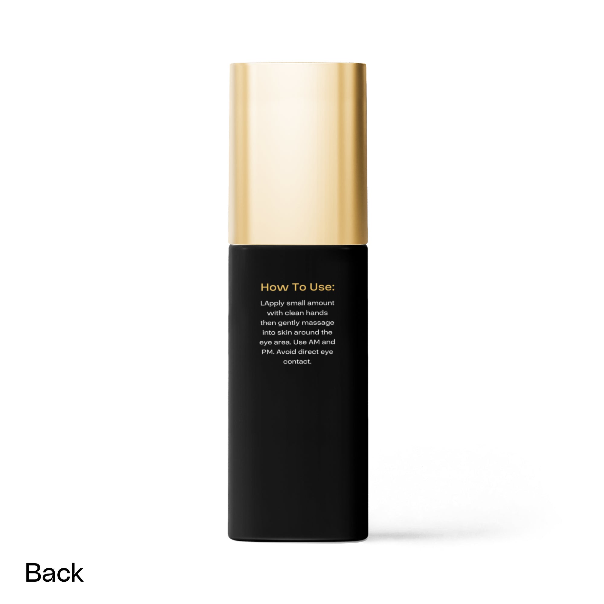 Brighten+Firm Eye Serum: Intensive Renewal Gold Cap
