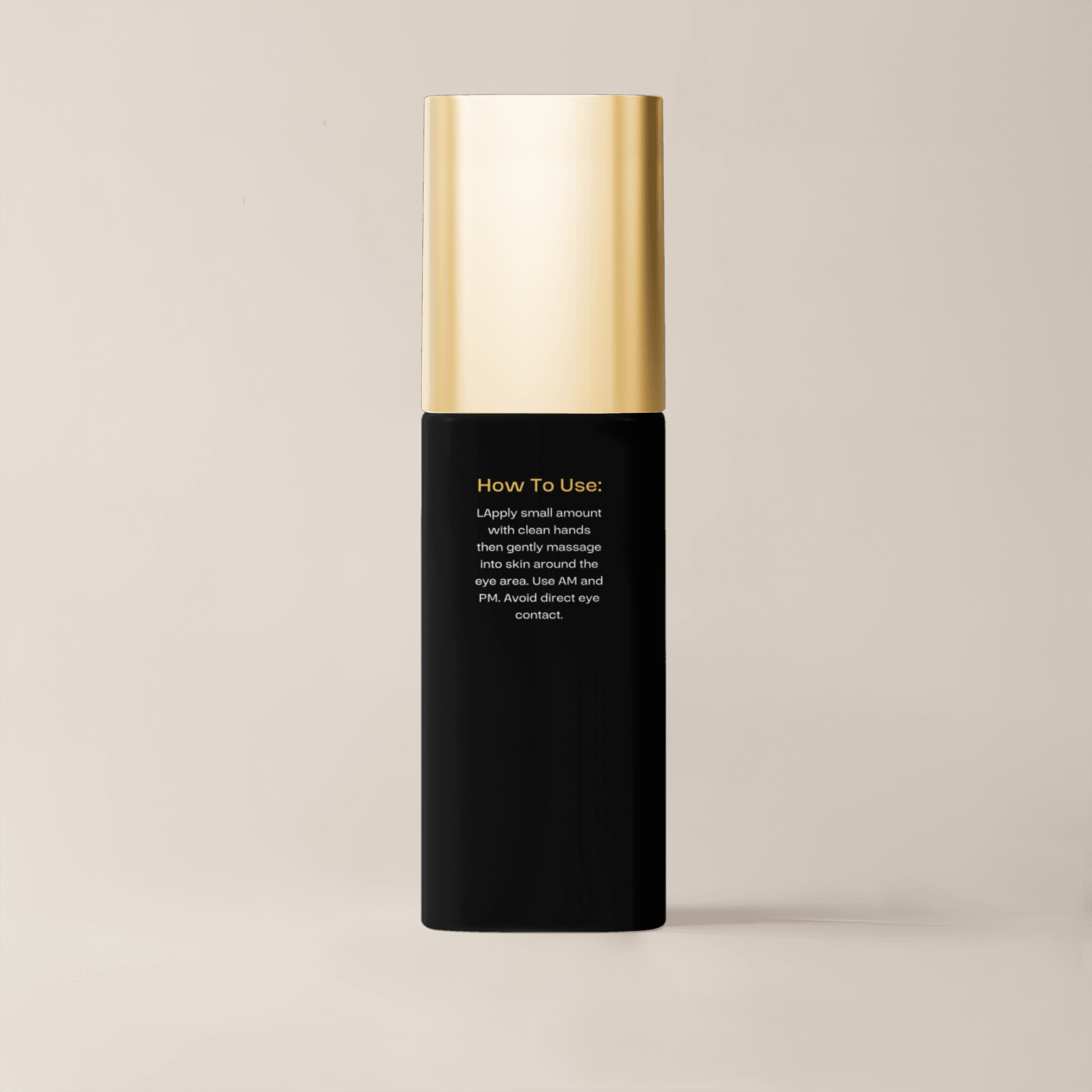 Brighten+Firm Eye Serum: Intensive Renewal Gold Cap