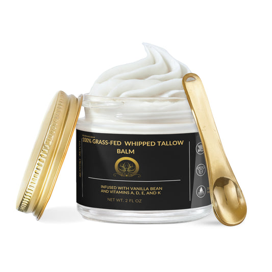 Whipped Grass-Fed Tallow Balm with Vanilla Bean